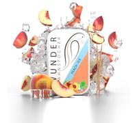 Wunder Flavoured Toothpicks - Peach Ice - 100 Toothpicks in Metal Box - Long-Lasting Flavour - Fresh Breath & Oral Care - Reduces Nail-Biting - Sugar-Free