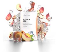 Wunder Flavoured Toothpicks - Peach Ice - 30 Individually Wrapped - Plastic-Free, Sugar-Free, Vegan - Fresh Breath & Oral Hygiene On-The-Go