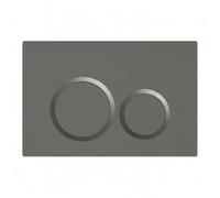 Wunderbad Push Plate Matte Black Compatible with Geberit Sigma UP 320, 1 Piece (Gunmetal)