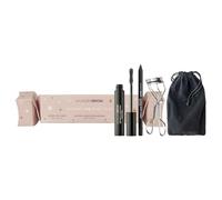 Wunderbrow Signature Eye Trio Christmas Cracker, Beauty Gift Set, Includes Mascara, Black Eyeliner and an Eyelash Curler