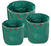 WUNDERGARDEN pack of 3 garden waste bags 200L 300L and 500L