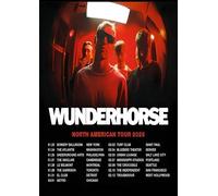 Wunderhorse North American Tour 2025 A3 A4 Print Poster Wall Art Home Decor Album Gift Present Photo Living Room Dining Room Bedroom Hall Loft Office Unframed Concert Live Arena (A4)