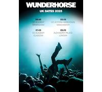 Wunderhorse UK Tour 2025 A3 A4 Print Poster Wall Art Home Decor Album Gift Present Photo Living Room Dining Room Bedroom Concert Gig Unframed Music Band (A4)