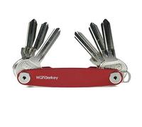 Wunderkey® Classic Red (up to 8 Keys) - Key Organiser Made in Germany [Smart Key Organiser | Compact Key Holder | Key Ring | Key Case] - Premium Quality