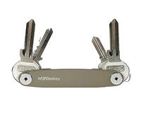 Wunderkey® Compact Key Organizer Made in Germany - Smart Key Organizer | Compact Key Holder | Key Holder | Key Case | Premium Quality, Olive, 2-8 cles, Modern