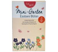 Wunderle Edible Flowers Mini Garden Set - Creative Pop Up Garden Set - 1 Set