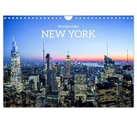 Wundervolles New York (Wandkalender 2026 DIN A4 quer), CALVENDO Monatskalender: Erlebe den pulsierenden Herzschlag von New York.
