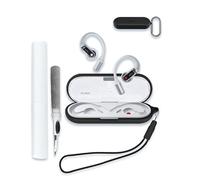 WUNIAK Case for Nothing Ear (Open) Open-Ear Headphones 2024, Soft Silicone Cover for Nothing Ear Open Protective Portable Scratch Shock Resistant Shell with Cleaner Kit & Carabiner & Lanyard，Black