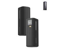 WUNIAK Case for Xiaomi 212W HyperCharge P03MI Power Bank 25000 mAh, Soft Silicone Protective Portable Scratch Shock Resistant with Lanyard,Black