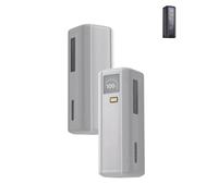 WUNIAK Case for Xiaomi 212W HyperCharge P03MI Power Bank 25000 mAh, Soft Silicone Protective Portable Scratch Shock Resistant with Lanyard,Grey.