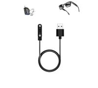 WUNIAK Charging Cable for hellibito AI Smart Camera Glasses, Magnetic USB Charging Cable Flexible Accessories for hellibito with Type-C to USB Adapter(with Lanyard),(1 Pack)