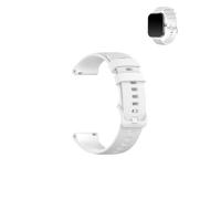 WUNIAK Compatible for KEEPONFIT DR05 Smart Watches，Replacement New Soft Sport Silicone Waterproof Strap Wristbands for KEEPONFIT DR05.White