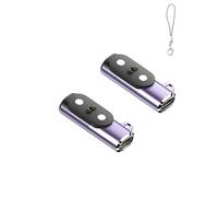 WUNIAK Type-C Charger Adapter for CXK O3 Open Ear Headphones, Magnetic Type-C Charging Converter for CXK O3 with Keychain Design,(2 Pack,Purple)