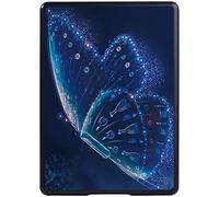 WunM Studio case for kindle Case For Kindle Voyage 7Th Generation - Pattern Pu Leather Protective Case,With Auto Wake/Sleep For Kindle Voyage Cove,kindle1499,blue butterfly