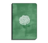 WunM Studio case for kindle For Kindle Voyage 7th Generation Cases And Covers - Thinnest And Lightest Case,Case For Kindle Voyage (2014) With Auto Wake Sleep Function,green simple flowers