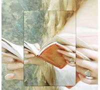 WunM Studio case for kindle Kindle Voyage Case 2014 - Kindle Voyage Case For Kindle Voyage (2014 Posted, Model No. NM460Gz) - 3D HD Painted Case With Auto-Sleep/Make, Blonde woman reading a book/