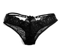 WunM Studio Custom Letters Name Sexy T-pants,Personalized DIY Name Lace strap pantiesTransparent Temptation Lace Women's Low Rise Triangle Pants Fun Underwear T-pants Personalized Gift,Black,One size