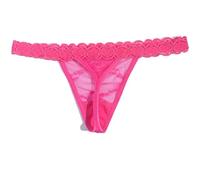 WunM Studio Sexy Lace Custom Name Thong Panties DIY Crystal Letters Underwear Womens Personalized Bikini G String Body Jewelry Christmas Girlfriend Birthday Gift,Pink,One size