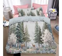 WunM Studio The Jungle Book Fleece Blanket Soft Cozy Reversible 3D Animal Deer Butterfly Printed Throw for Kids Boys Adults Printed Plush turquoise green Blanket for Bed Couch 135 * 200cm