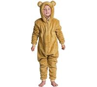 Wunsy Kid's Onesie Fully Super Soft Teddy Bear All-in-One Fleece Sleepsuit Pyjamas In Boys or Girls Ages 12-13 Years Bear36