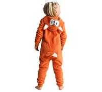 Wunsy Rabbit Onesies for Children in Ages 2-13 Orange Fox 3-4