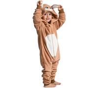 Wunsy Super Soft Fleece Rabbit Bunny Easter Onesie Playsuit with Tail & Hood 5-6 in Beige | Size: 3-4 Years Wunsy Beige 3-4 Years
