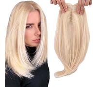 WUODHTW Clip in Hair Pieces for Women Hair Toppers for Women Real Human Hair Hair Toppers bangs hair clip Thinning Hair