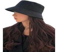 WUODHTW Fisherman's cap wig with Curly Hair extensions Big Long Wavy Hair with Wig Bob Wigs Straight wig Sun hat Wig