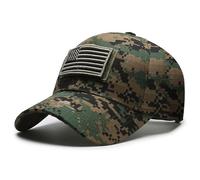 WUODHTW United States Military Cap Removable USA Baseball Cap Men Women Cotton Fit Tactical Army Cap Outdoor Sports Sun hat