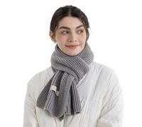 WUODHTW Women's Men Knit Scarf Winter Warm Long Big Wrap Knit Chunky Warm Scarf Shawl Shoulder Top Sweater (gray)