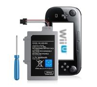 WUP-002 Replacement Battery, [Upgraded] 3600mAh High Capacity Li-ion Battery for Nintendo Wii U, ARR-002, WUP-010, WUP-002, AC1748, AC1612 Wii U Gamepad Controller Battery Pack with Toolkit