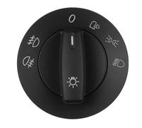 WUPEDI 1K0941431N 10 Pins Headlight Fog Lamp Control Switch, for VW, for Caddy, III, for Touran, for Jetta, for Golf, V VI 5 6, for Passat, B6 CC, for Rabbit Car Dashboard Fog Light Control Switch