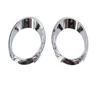 WUPEDI 1pair Ont Left/right Chrome Fog Lamp Trim Ring Fog Light Cover, for Ford, Fusion 2013 16 car fog light bezel
