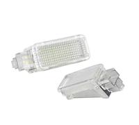 WUPEDI 1PC, for Audi, A1 A2 A3 A4 A5 A6 A7 A8 Q3 Q5 Q7 TT, for VW, for Skoda, Car White LED Courtesy Door/trunk/Footwell/glove box light lamp 6000K car interior footwell lights(2PC LED)
