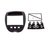 WUPEDI 2 Din Car Radio Frame, for TOYOTA, Aygo, for Citroen, C1, for Peugeot, 107 2005-2014 Fascia Dash Kit DVD Radio Panel Stereo Cover Car Radio Dash Panel(7 Inch)