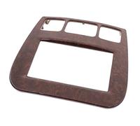 WUPEDI 2 Din DVD Audio Dash Kit Facia Stereo Trim Frame Panel Fascia, for, S Class W220 (wooden) 1998-2005 Car Radio Dash Panel