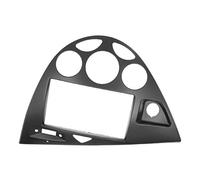 WUPEDI 2 Din Radio Fasica Stereo Panel Radio Trim Kit Face Frame LHD Refitting Installation, for Ford, for Focus, for Fiesta Car Radio Dash Panel