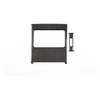 WUPEDI 2 Pcs Soft Carbon Fiber Car Rear Air Conditioning Vent Frame Trim Stickers Accessories, for Mercedes-Benz, C Class W204 2007-2013 Car Interior Trim Strip