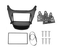 WUPEDI 2DIN Panel Dvd Frame Fascia Facia Install Face Plate Bezel Trim Mount Kit Adapter Bezel, for Hyundai,for Elantra, 2010 Car Radio Dash Panel(178x102mm)