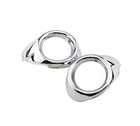 WUPEDI 2pcs Abs Chrome Car Ont Right Left Fog Lights Lamp Ame Cover Trim, for Ford, for Focus, 3 Mk3 2012 2013 2014 Accessories car fog light bezel