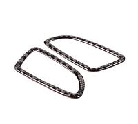 WUPEDI 2pcs Car Dashboard Air Conditioning Vent Frame Sticker Carbon Fiber, for Mercedes-Benz, GLC X253 C Class W205 2015-2019 Car Interior Trim Strip