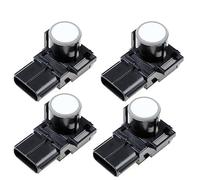 WUPEDI 4PCS New PDC Parking Sensor Parktronic, for Toyota, for Lexus, 89341-33140 8934133140 Car Reverse Parking Sensor Kit(White)