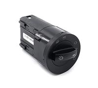 WUPEDI 6Q0941531C Headlights Headlamp Front And Rear Fog Light Switch Rotary Button Master, for VW, for POLO, 2002-2009 6Q0941531N Car Dashboard Fog Light Control Switch