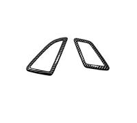 WUPEDI ABS Carbon Glass RHD Switch Gear Frame Air Conditioning Outlet Cover Trim Car Styling Accessories, for Civic, 10th 2016-2020 Car Interior Trim Strip(Small air outlet)