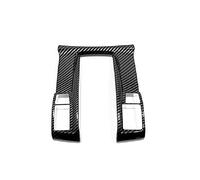 WUPEDI ABS Carbon Glass RHD Switch Gear Frame Air Conditioning Outlet Cover Trim Car Styling Accessories, for Civic, 10th 2016-2020 Car Interior Trim Strip(Gear frame 1)