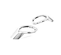 WUPEDI Abs Chrome Ont Fog Lamp Cover/Fog Light Cover, Dm, for Civic, I 09 11, 2pcs, Car Accessories car fog light bezel