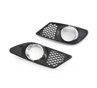 WUPEDI Black Auto Replacement Parts Fit Front Bumper Fog Light Grille Grill, for, for, C-Class W204 2008-2010 Car Front Fog Light Grille