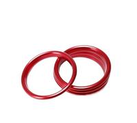 WUPEDI Car Air Center Console Outlet Trim Inner Ring Cover, for Audi A3 8V S3 2014-2019 Sportback Sedan Interior Accessories Car Styling car vent trim stickers(Red Inner ring)