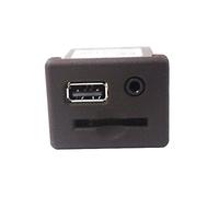 WUPEDI Car Auxiliary AUX USB Port Adapter, for GMC, for Buick, for Chevrolet AUX Audio Interface 25908967 centre console usb socket