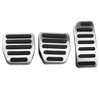WUPEDI Car Brake Pedals Cover, for VOLVO, XC60 XC70 V60 V70 S40 S60 S80L Stainless Steel AT MT Pedal Accessories Parts Car Pedal Pad Cover(BLACK MT pedal)